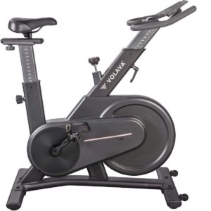 Bicicleta estática para entrenar ascensiones de montaña compacta