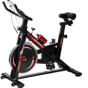 Bicicleta estática para entrenar ascensiones de montaña ergonómica